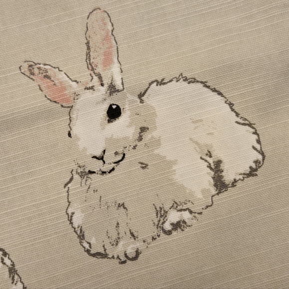 4 Easter Rabbit Square Placemats-Dining-Farmhouse-Country - Picture 4 of 7